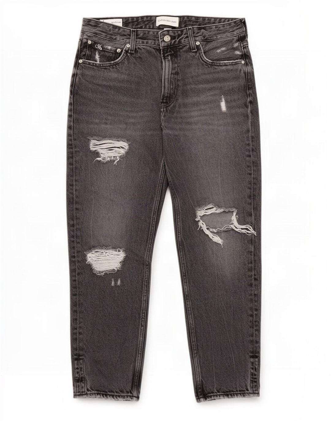 Ανδρικό τζιν Calvin Klein Distressed Slim W31 L27 Grey
