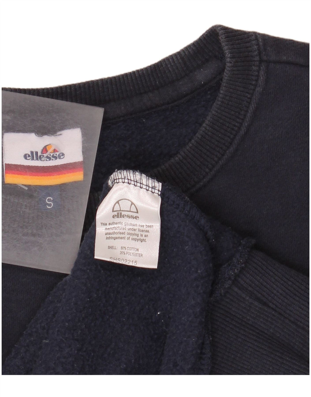 Ανδρικό φούτερ Ellesse Jumper Small Navy Blue βαμβακερό