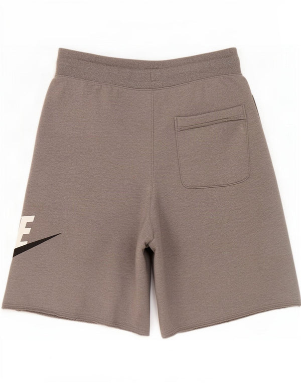Ανδρικό γραφικό αθλητικό σορτς Nike μικρό γκρι βαμβακερό