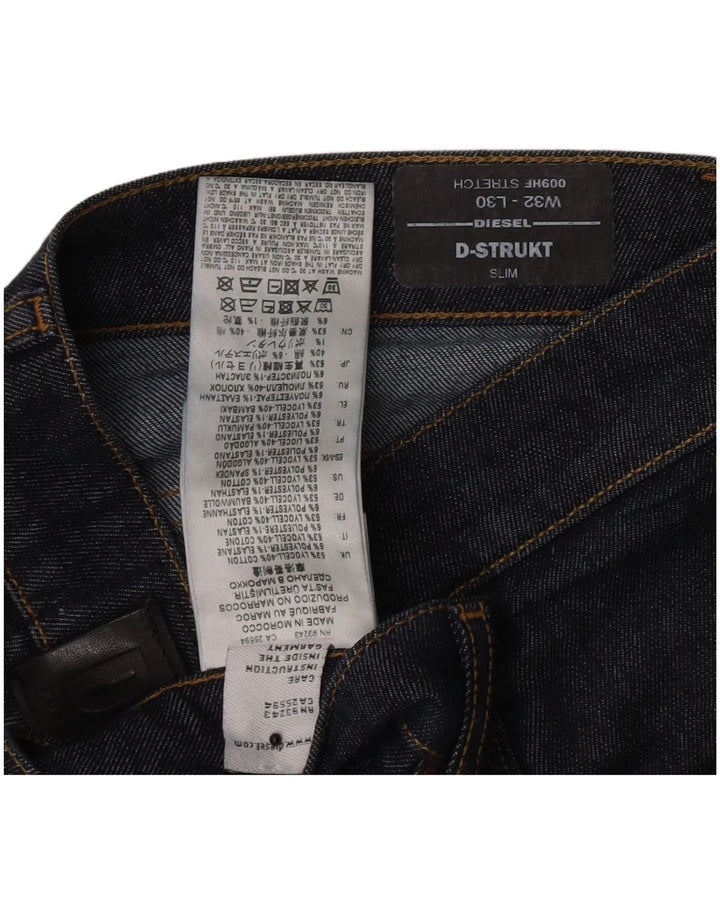Diesel Ανδρικό D-Strukt Slim Jeans W32 L27 Navy Blue Lyocell