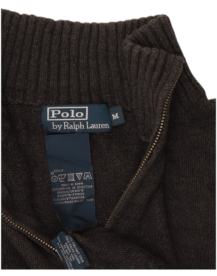 Ανδρικό πουλόβερ με φερμουάρ Polo Ralph Lauren, μεσαίο βαμβακερό