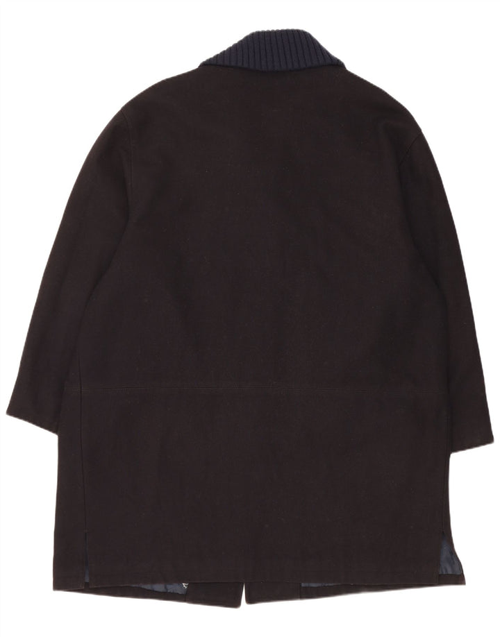 Ανδρικό πανωφόρι Paul & Shark UK 42 XL Navy Blue Wool