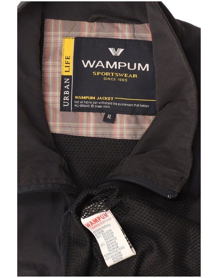 Wampum Mens Utility Gilet UK 42 XL Μαύρος Πολυεστέρας