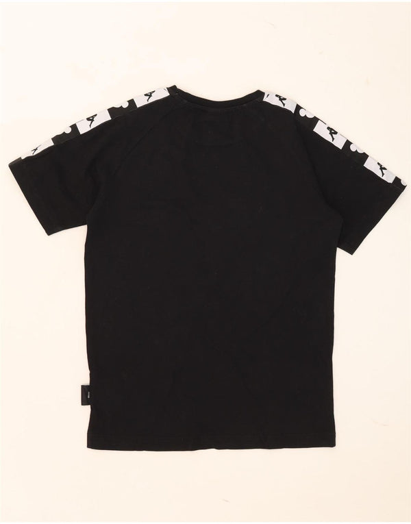 Ανδρικό γραφικό T-Shirt Kappa Top XS Μαύρο Colourblock Βαμβακερό