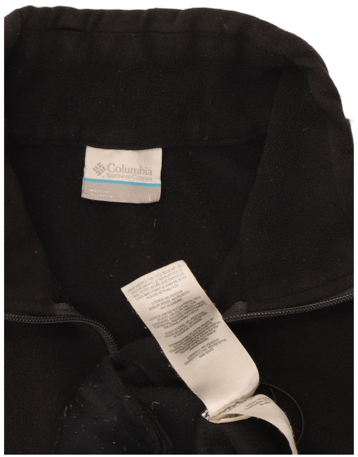 Columbia Ανδρικό Fleece Jacket UK 40 Large Black Polyester
