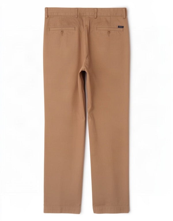 Ανδρικό ίσιο παντελόνι Chino Gant W36 L32 Μπεζ βαμβακερό