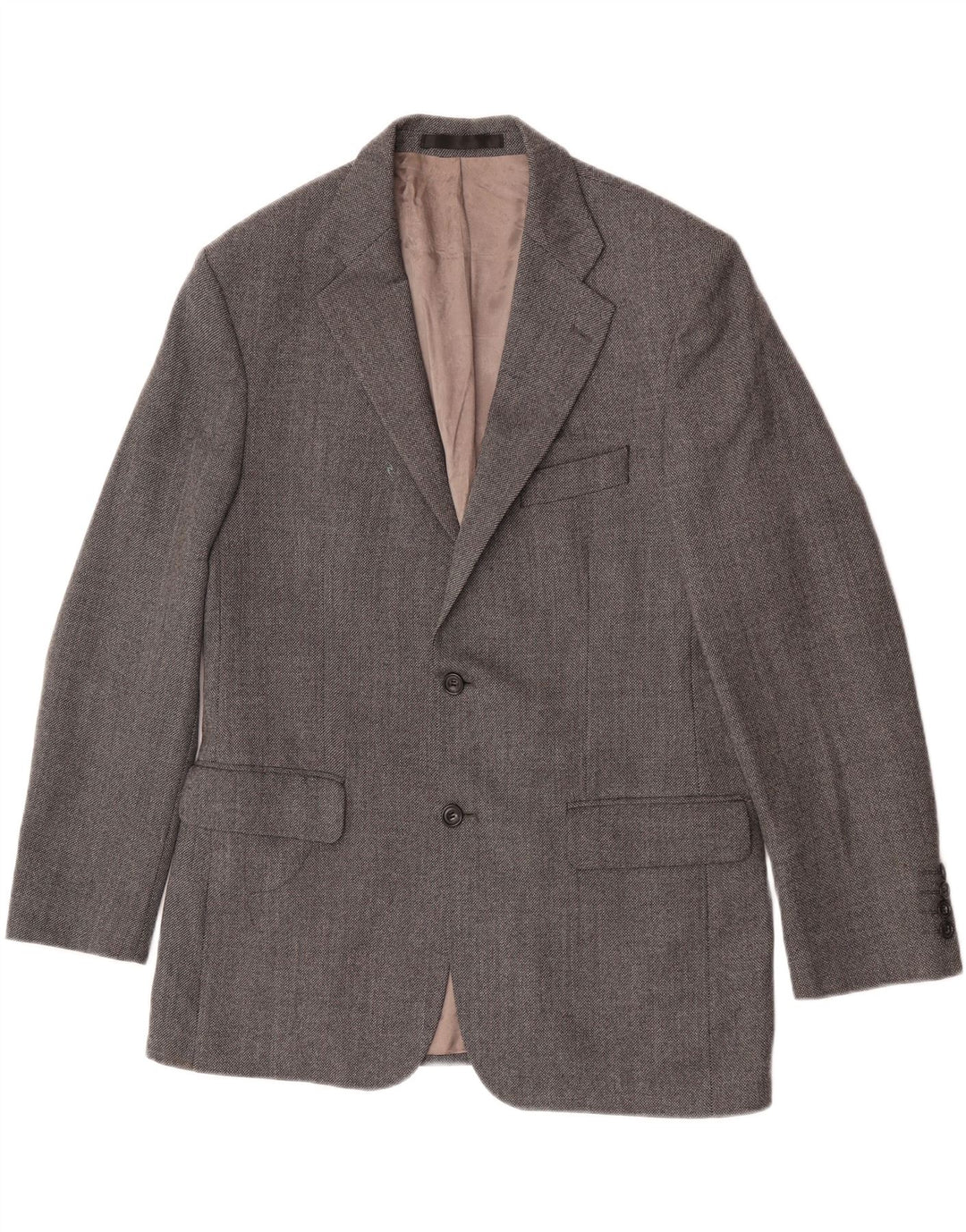 Marks & Spencer Ανδρικό μπλέιζερ με 2 κουμπιά μπουφάν UK 40 Medium Grey New Wool