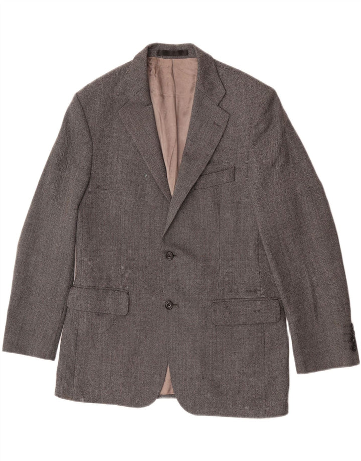 Marks & Spencer Ανδρικό μπλέιζερ με 2 κουμπιά μπουφάν UK 40 Medium Grey New Wool