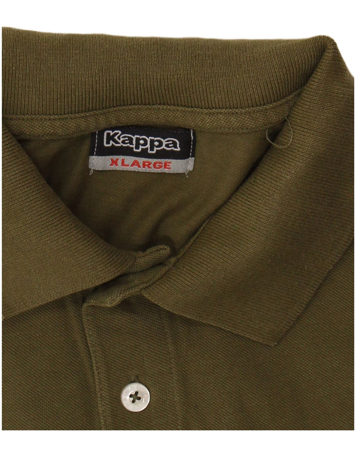 KAPPA Mens Polo Shirt XL Khaki