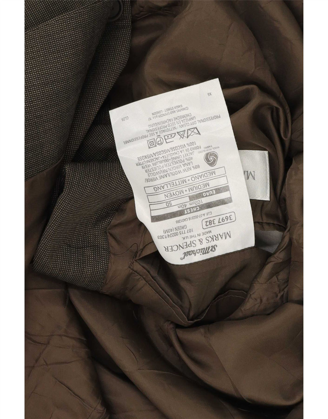 Marks & Spencer Ανδρικό μπουφάν St. Michael Blazer UK 40 Medium Green