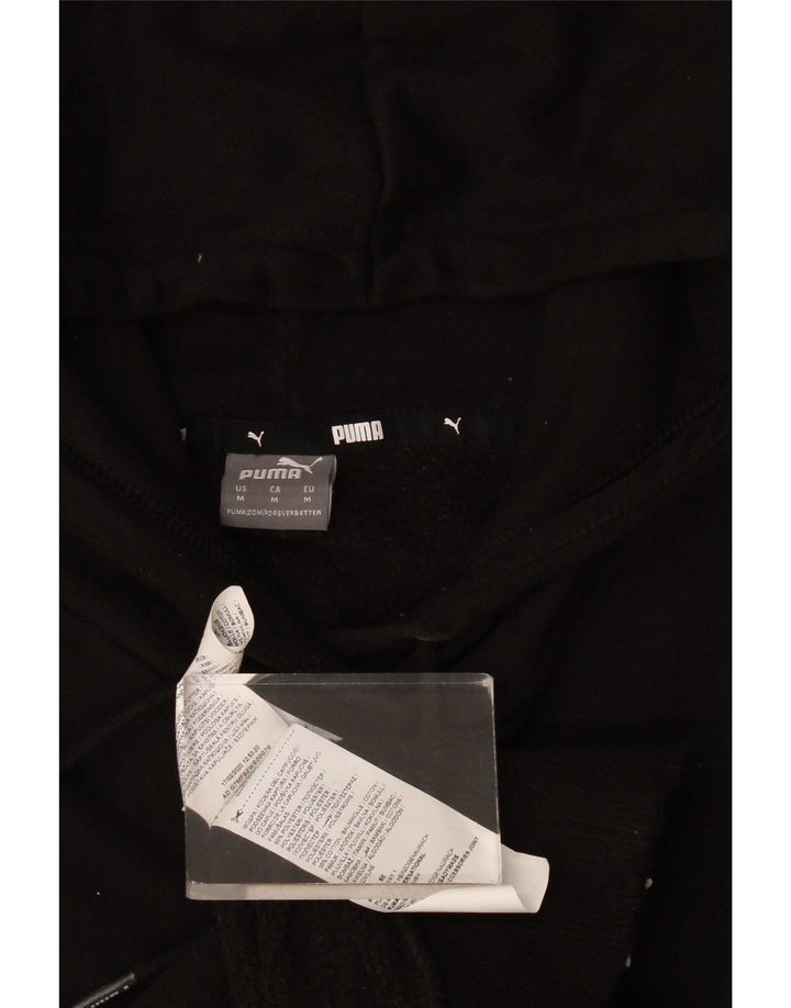 Puma Γυναικείο Hoodie Jumper UK 14 Medium Black Polyester