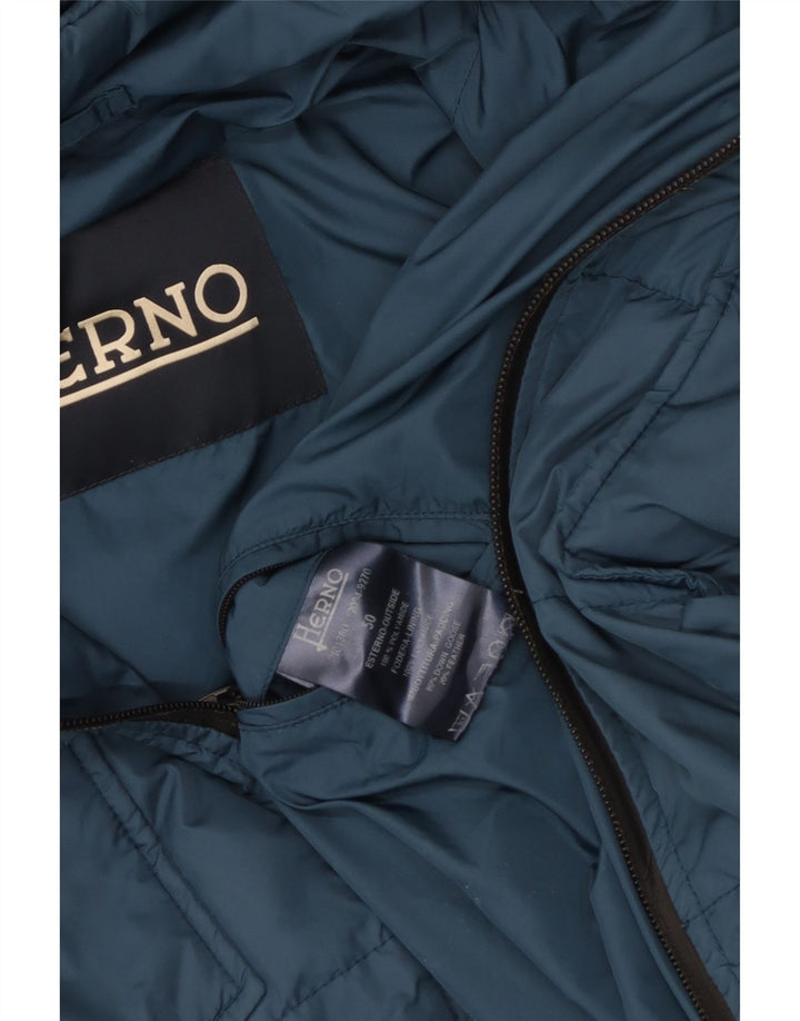 Herno Ανδρικό μπουφάν UK 50 Large Blue Polyamide