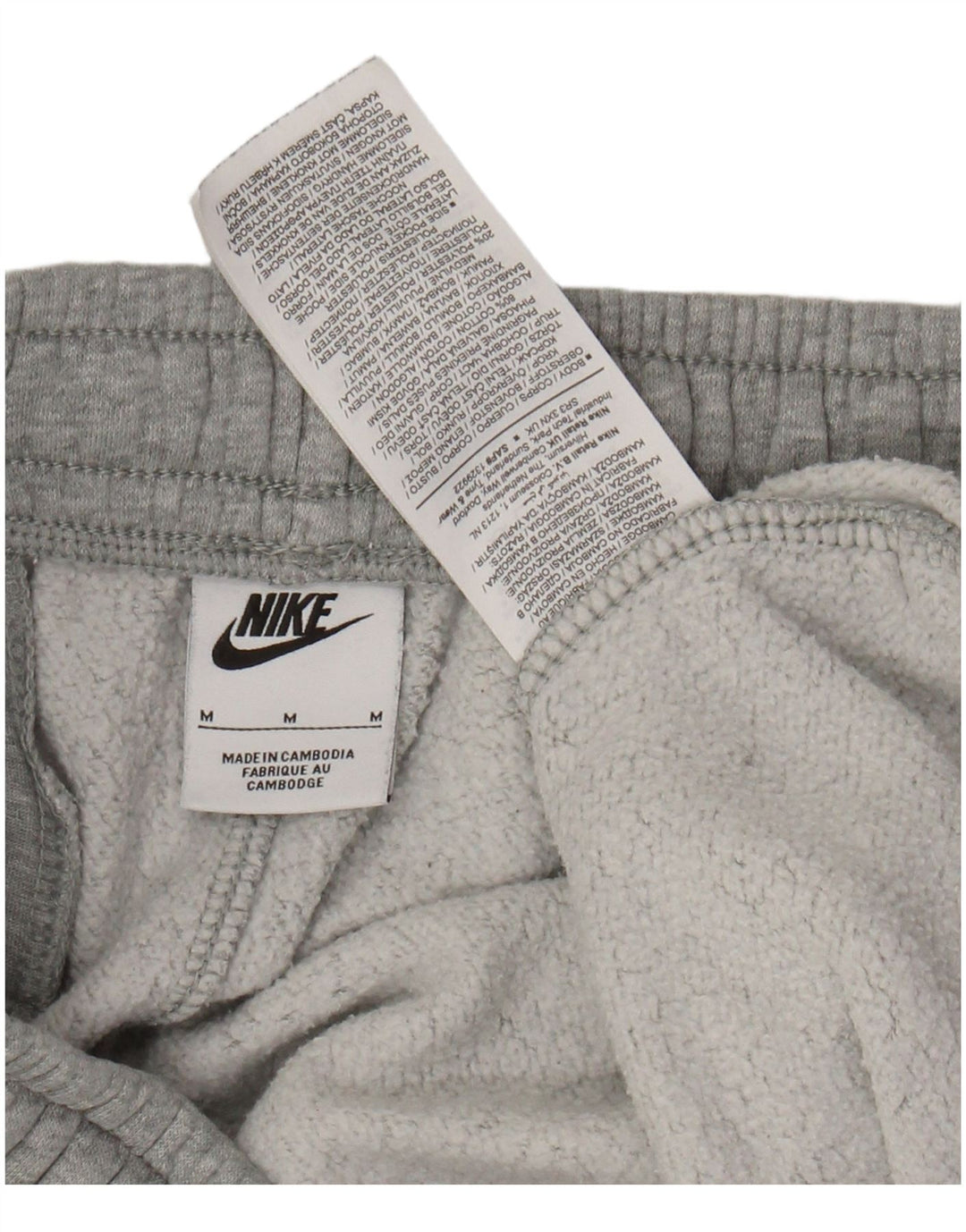 Ανδρική φόρμα NIKE Παντελόνι Joggers Μεσαίο γκρι βαμβακερό