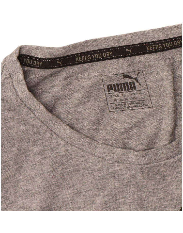 Ανδρικό γραφικό T-Shirt Puma Top Large Grey