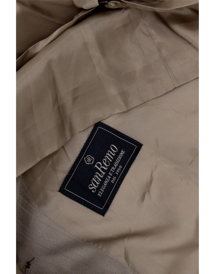 Ανδρικό γιλέκο San Remo με μεσαίο γκρι pinstripe