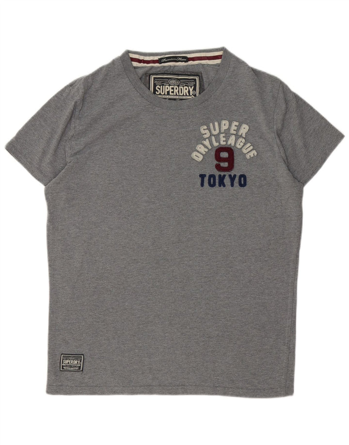Ανδρικό γραφικό T-Shirt SUPERDRY Top XL Γκρι βαμβακερό