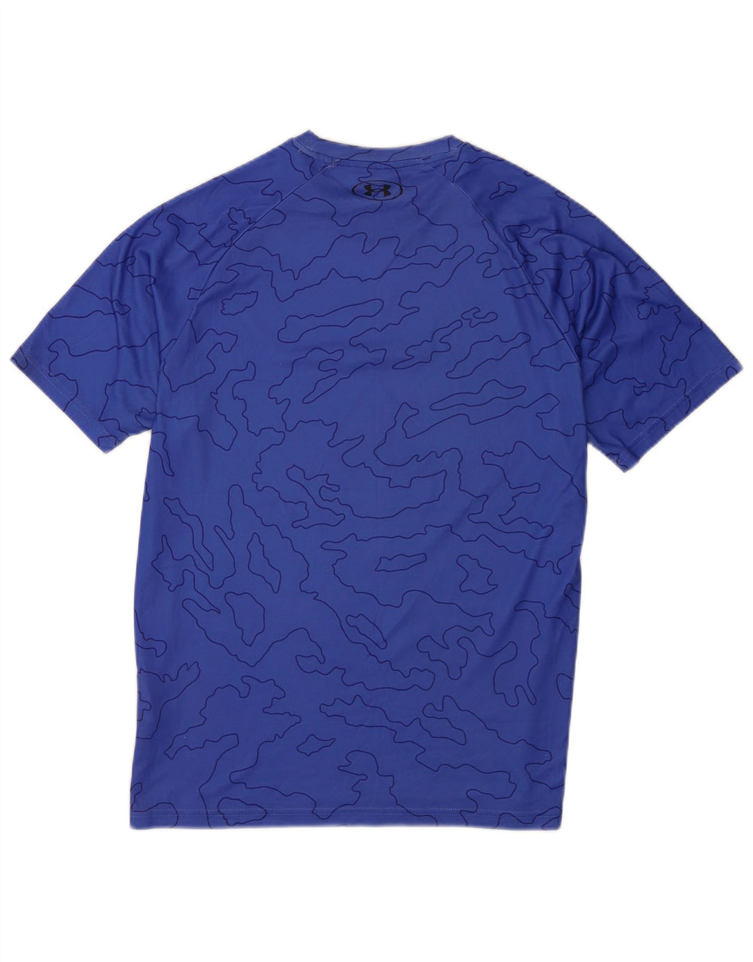 Ανδρικό μπλουζάκι Under Armour Loose Fit Top Medium Blue Geometric Polyester