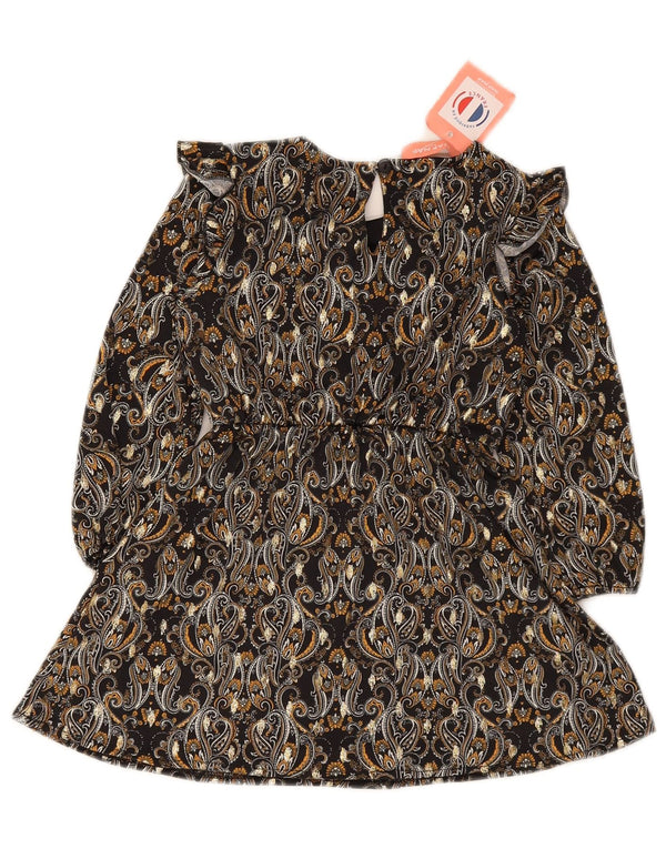 Naf Girls Μακρυμάνικο Φόρεμα A-Line 3-4 ετών Μαύρο Paisley Polyester