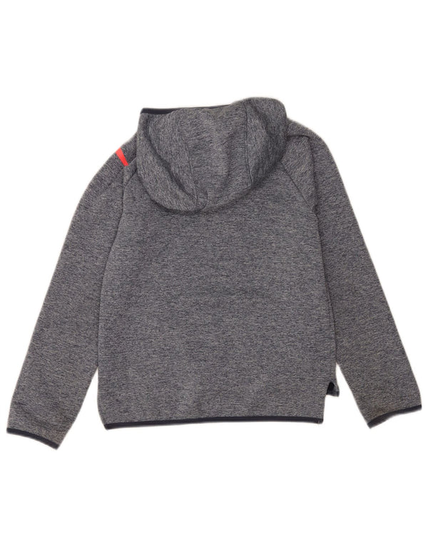Nike Girls Dri Fit Graphic Hoodie Jumper 10-11 ετών Medium Navy Blue