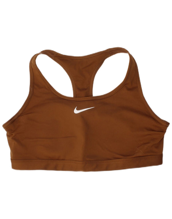 Γυναικείο αθλητικό σουτιέν Nike με επένδυση Dri Fit Top XL Brown Sports