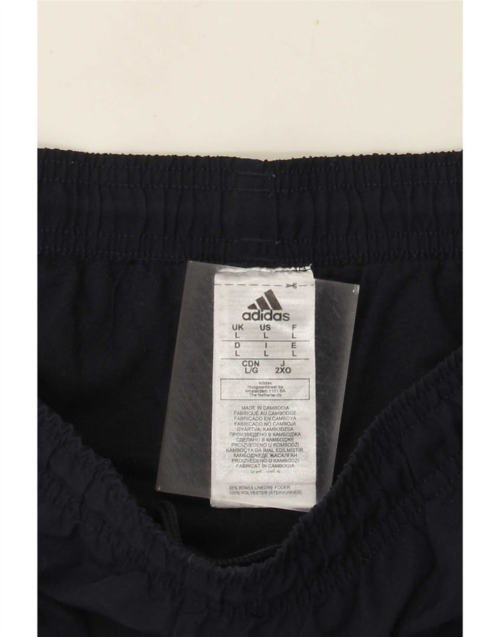 Ανδρική αθλητική φόρμα Adidas Παντελόνι μεγάλο μπλε ναυτικό πολυεστέρα