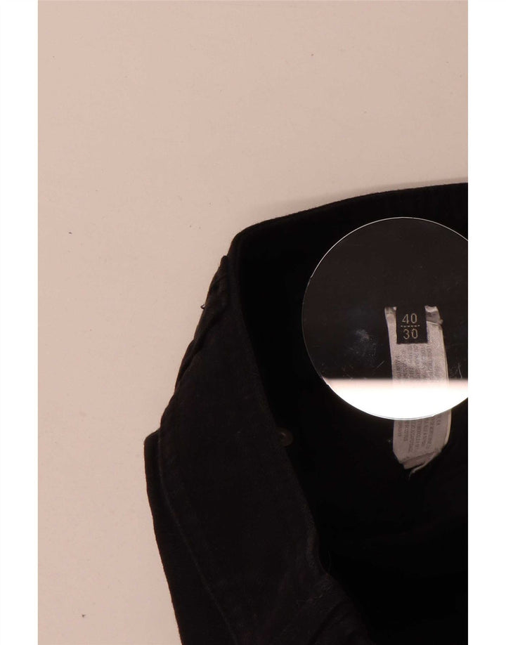 Massimo Dutti Γυναικείο λεπτό τζιν EU 40 Medium W30 L30 μαύρο βαμβακερό