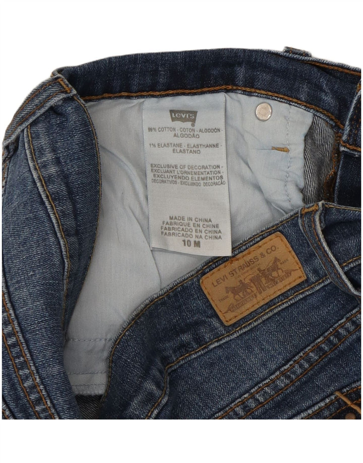 LEVI'S Womens 515 Bootcut Jeans US 10 Large W32 L31 Μπλε βαμβακερό