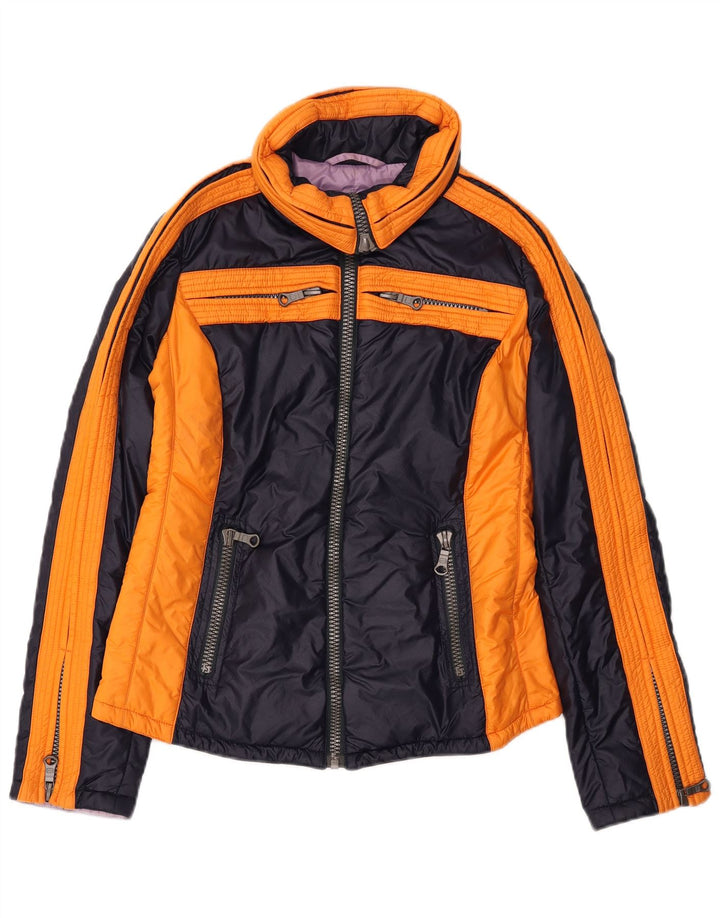 Γυναικείο μπουφάν Belfe με επένδυση UK 10 Small Navy Blue Colourblock
