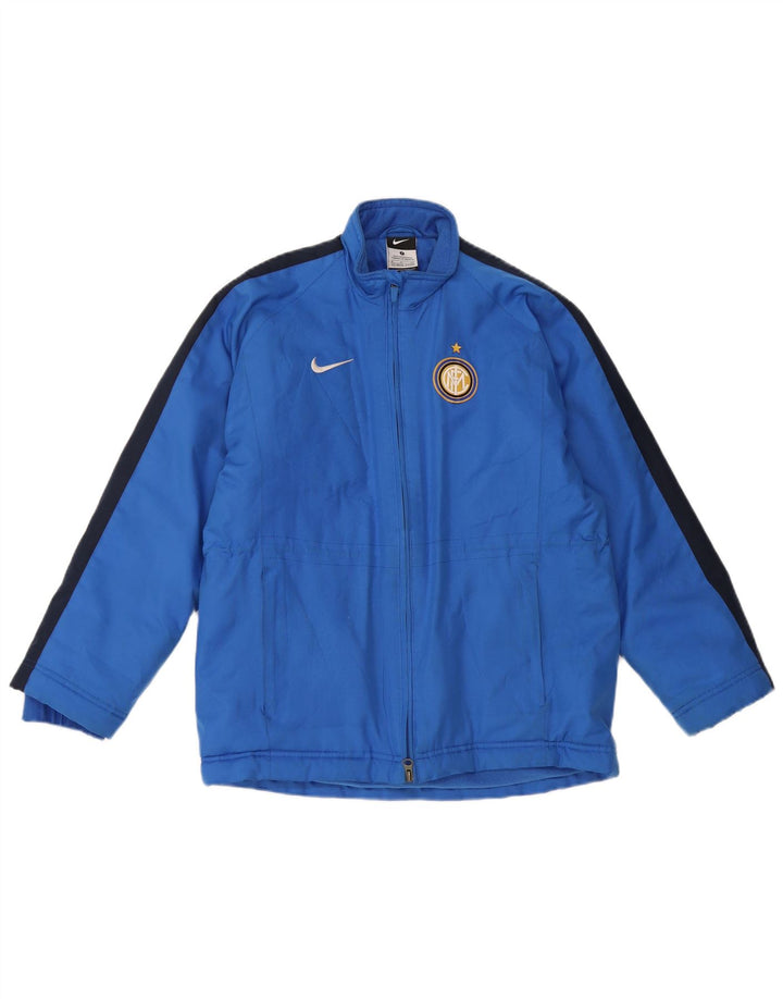 Μπουφάν Nike Boys Inter Milan Windbreaker 8-9 Years Small Blue Colourblock