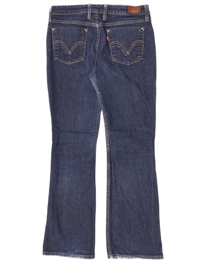 Levi's Womens 629 Bootcut Jeans W32 L30 Navy Blue Cotton