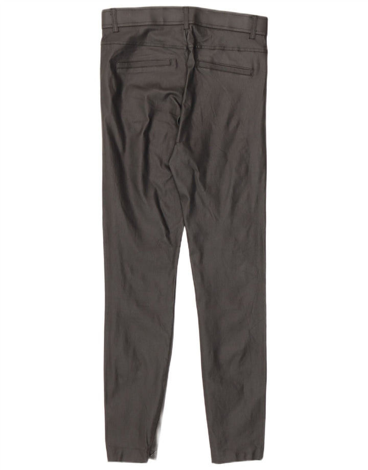 Zara Γυναικείο κολάν από συνθετικό δέρμα Medium W28 L28 Μαύρο