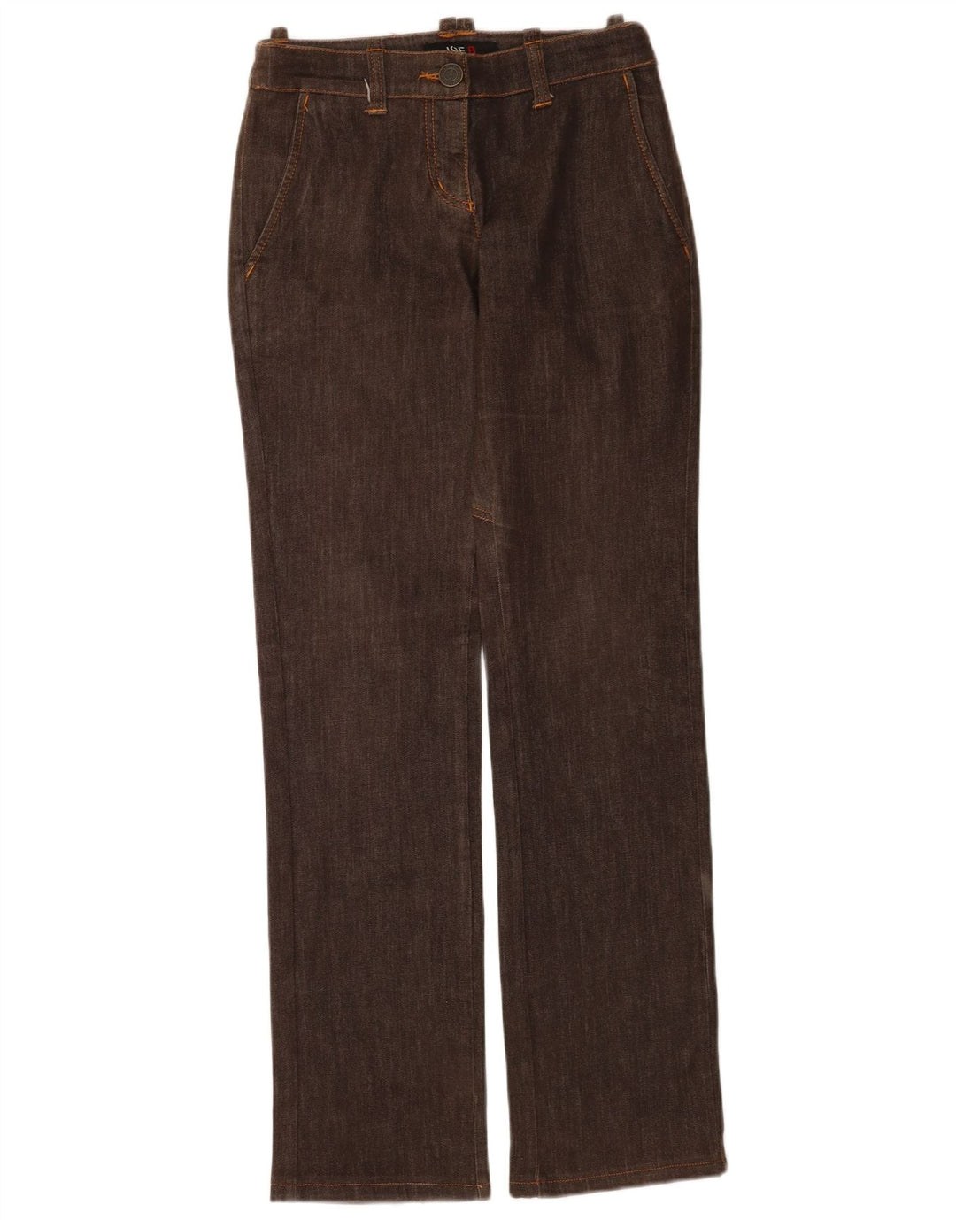 Iceberg Γυναικείο Straight Jeans IT 42 Medium W28 L34 Καφέ Βαμβακερό