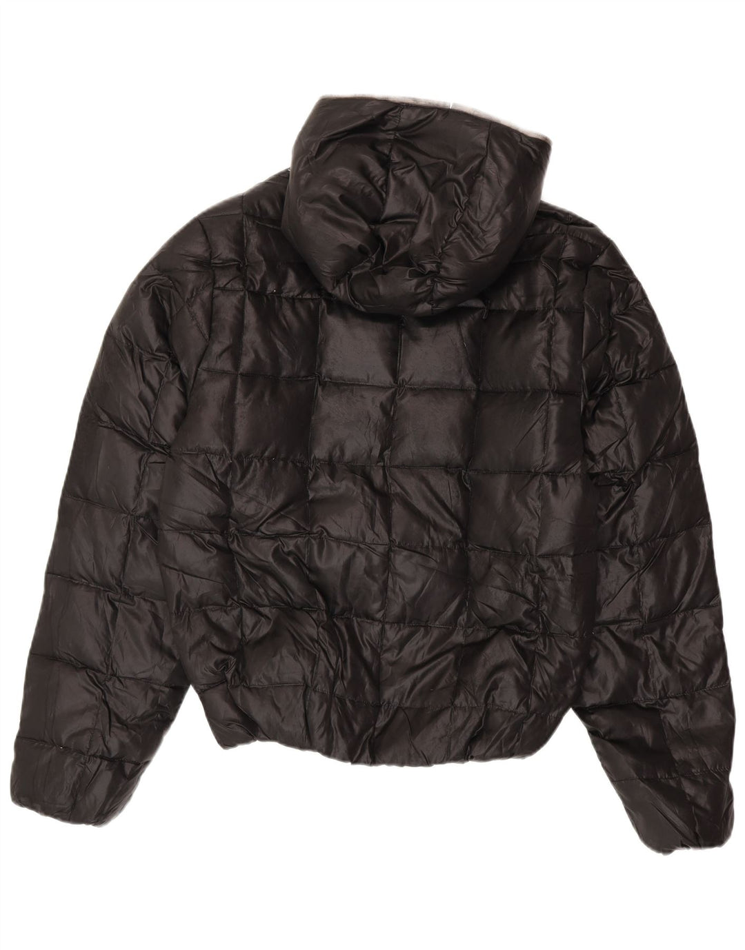 Zara Boys Hooded Jacket 13-14 Years XL Μαύρο Πολυεστέρας