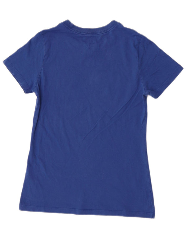 Nike Mens Graphic T-Shirt Top XS Blue Cotton
