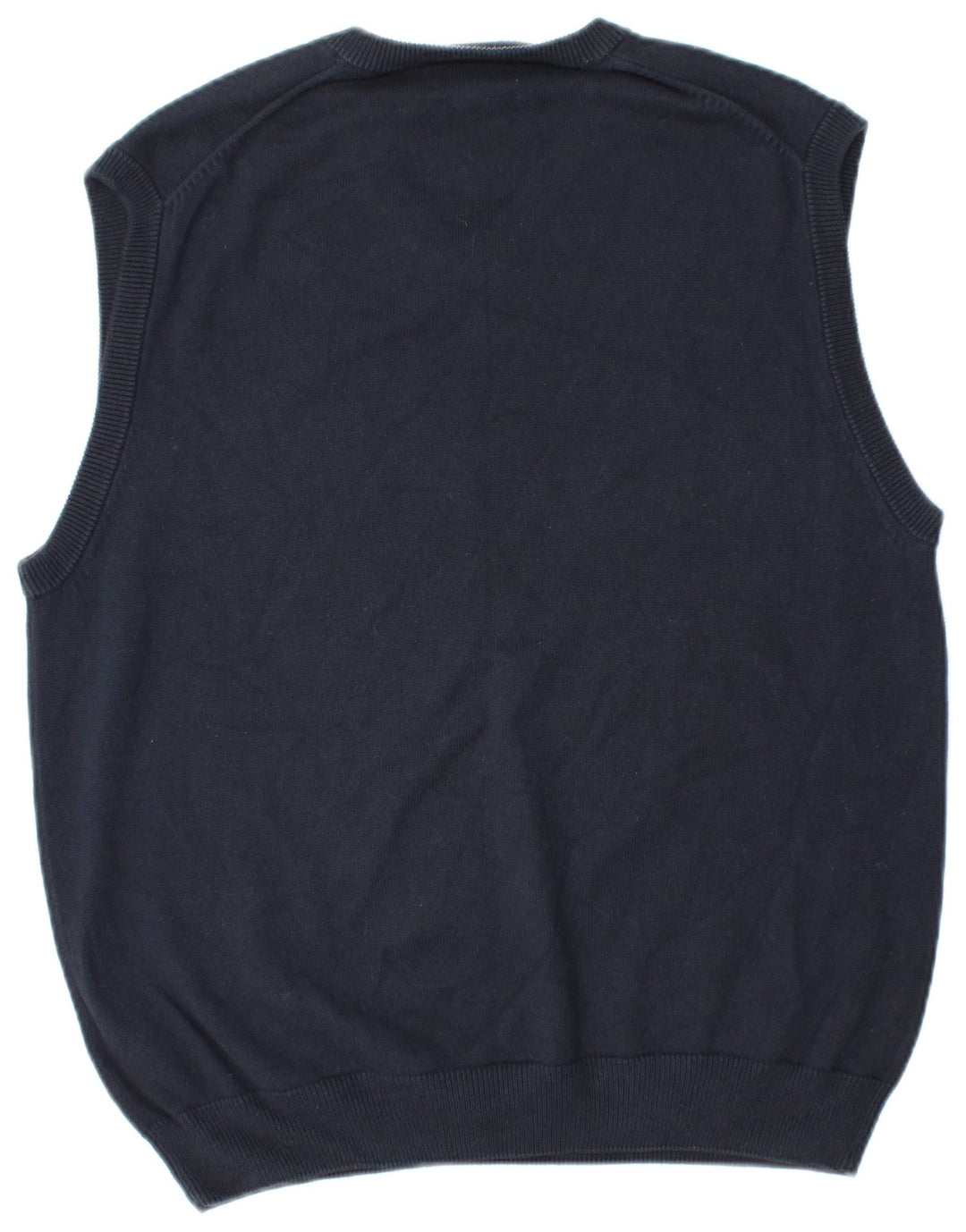 MARKS & SPENCER Ανδρικό γιλέκο Tank Top Large Navy Blue Cotton