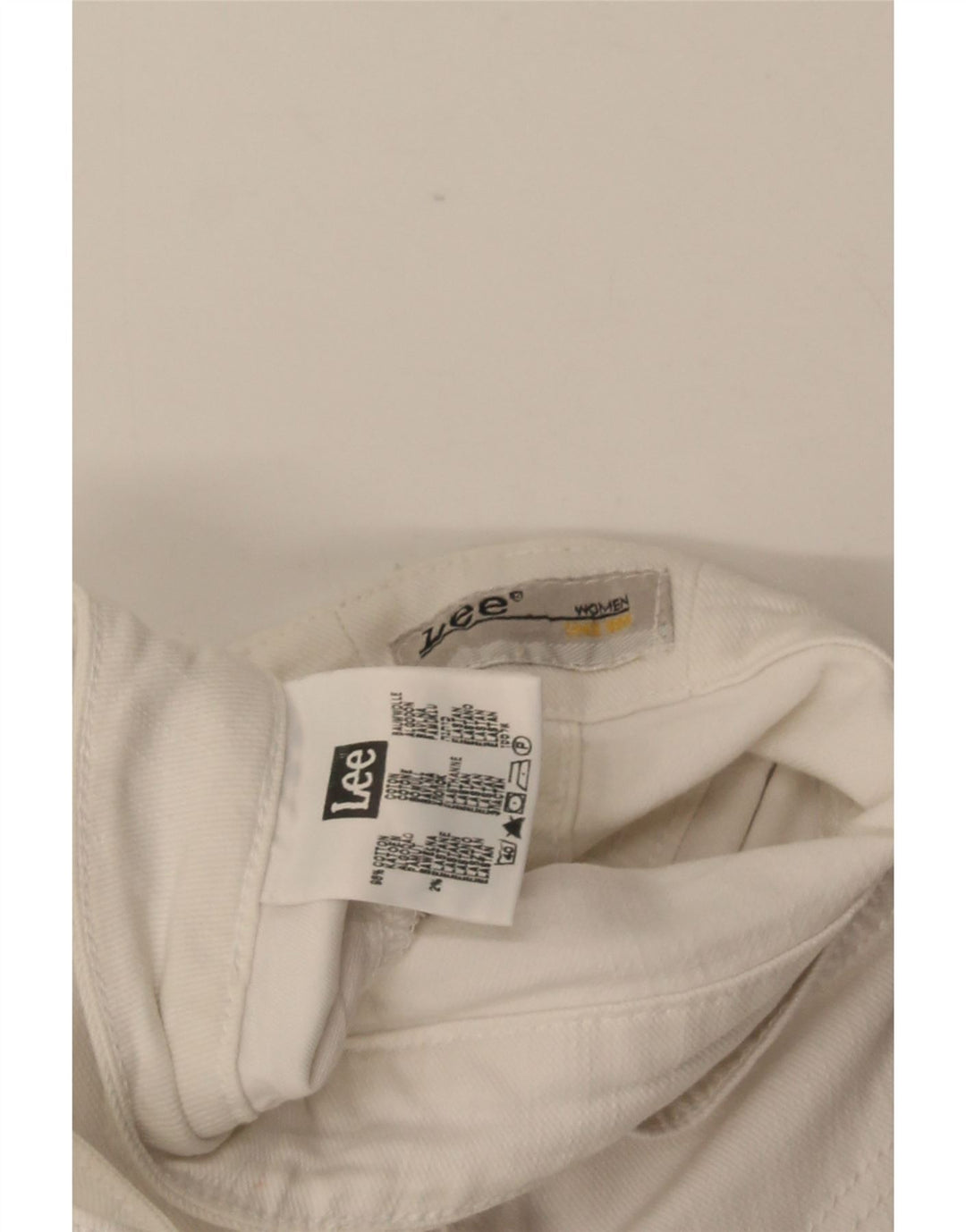 Lee Womens Norma Slim Jeans W30 L27 Λευκό βαμβακερό