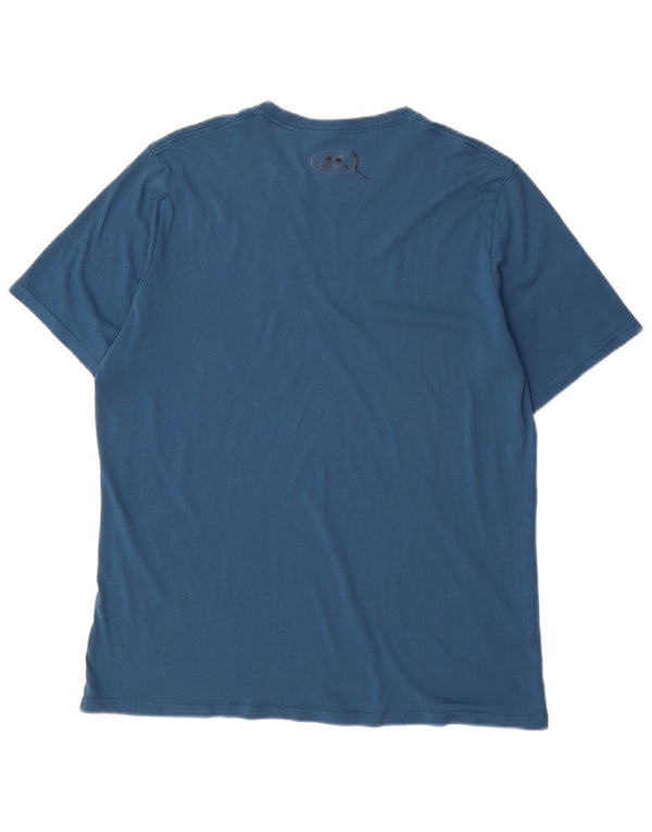 Under Armour Ανδρικό Heat Gear Graphic T-Shirt Top Large Blue