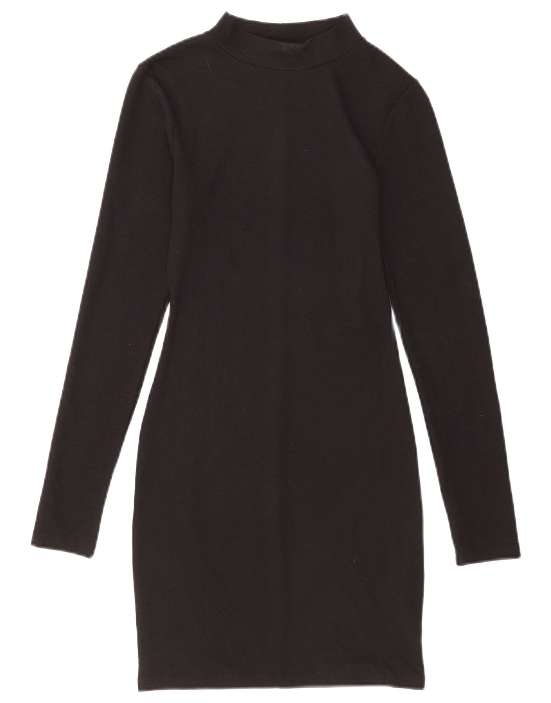 Zara Γυναικείο μακρυμάνικο φόρεμα με θήκη UK 8 Small Black Polyester