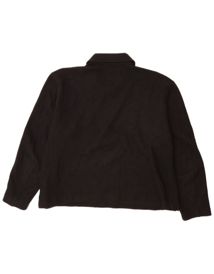Ανδρικό πουλόβερ Cos Relaxed Polo Neck Jumper XL Μαύρο μάλλινο