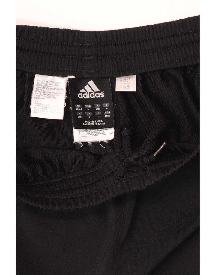 Ανδρική αθλητική φόρμα Adidas Παντελόνι μεσαίου μαύρου χρώματος πολυεστέρας