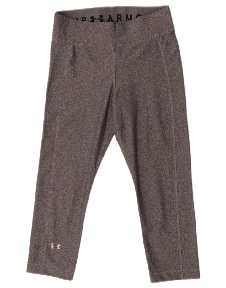 Under Armour Γυναικεία Κάπρι Κολάν UK 10 Small Grey Polyester