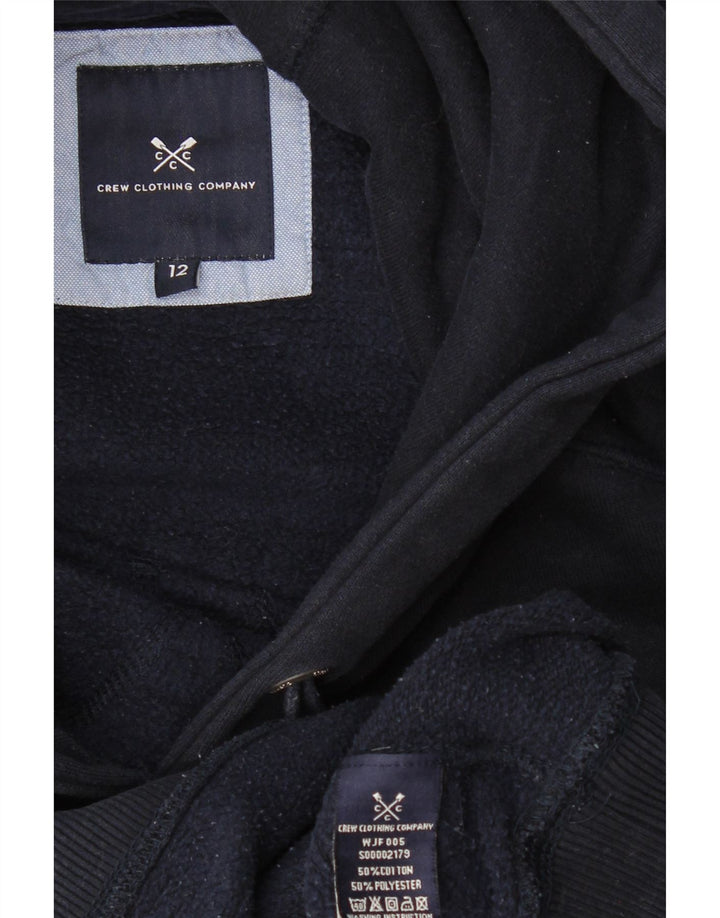 CREW ΕΝΔΥΜΑΤΑ Γυναικεία Hoodie Jumper UK 12 Medium Navy Blue
