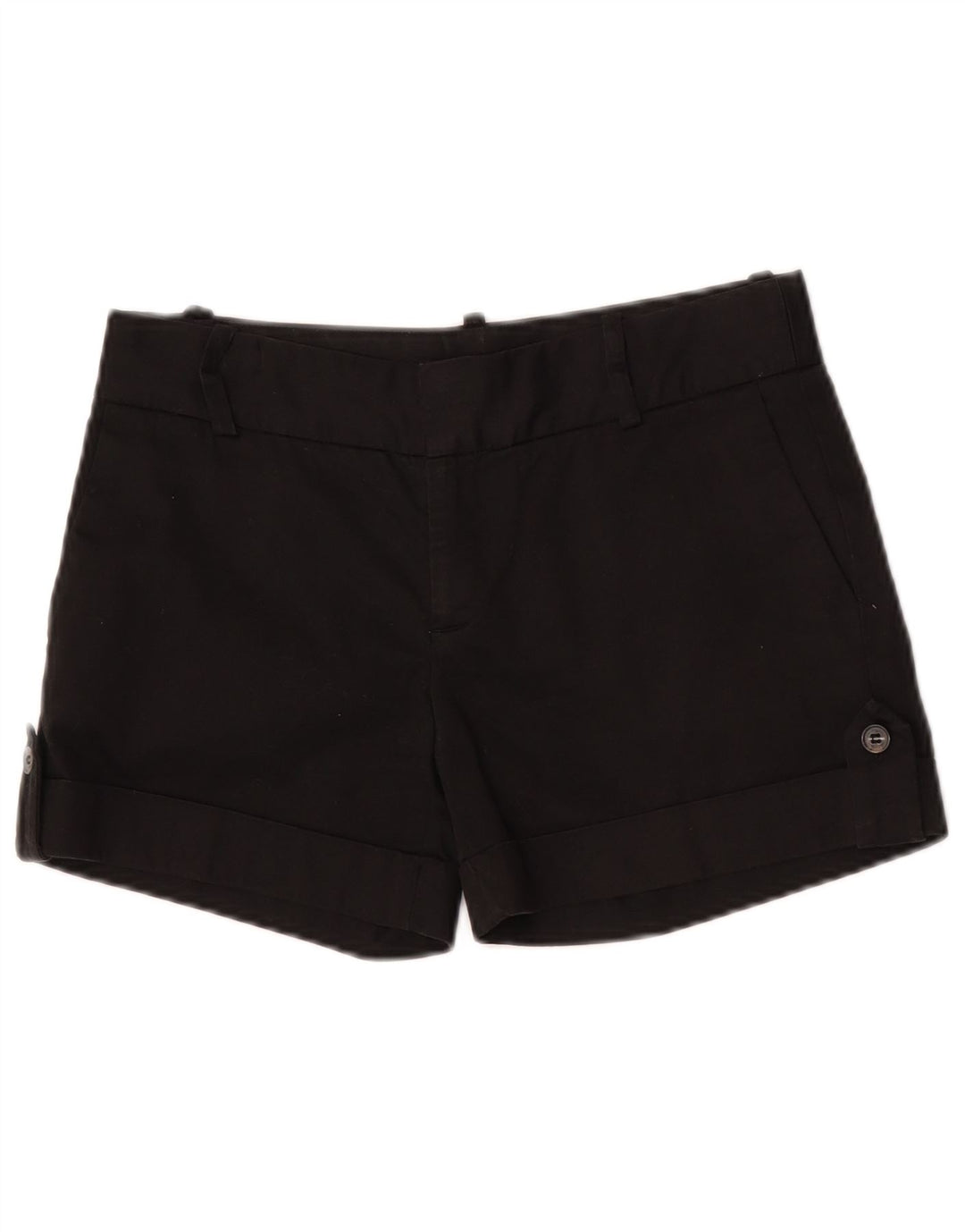 Zara Γυναικείο Σορτς Chino Small W26 μαύρο βαμβακερό
