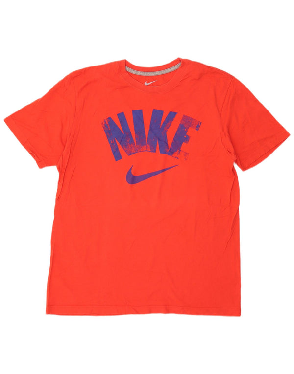 Ανδρικό μπλουζάκι Nike Coupe Standard Fit Graphic T-Shirt Top Large Red