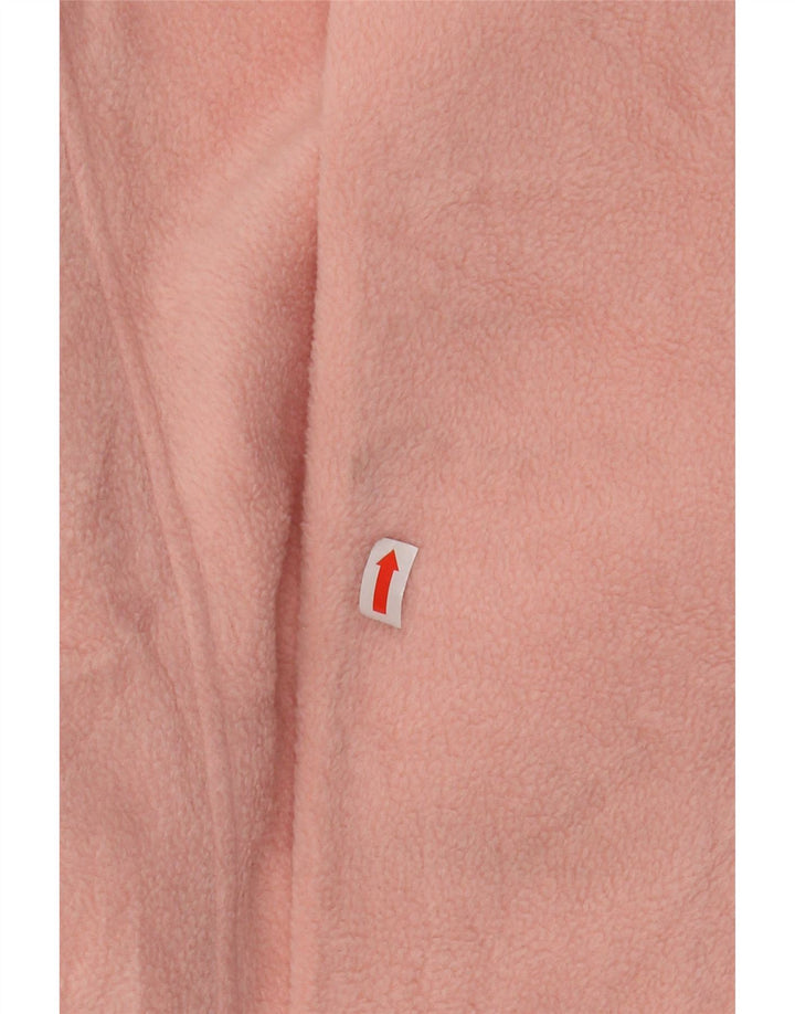 COLUMBIA Γυναικείο μπουφάν φλις μεγάλου μεγέθους UK 22 3XL ροζ πολυεστέρας