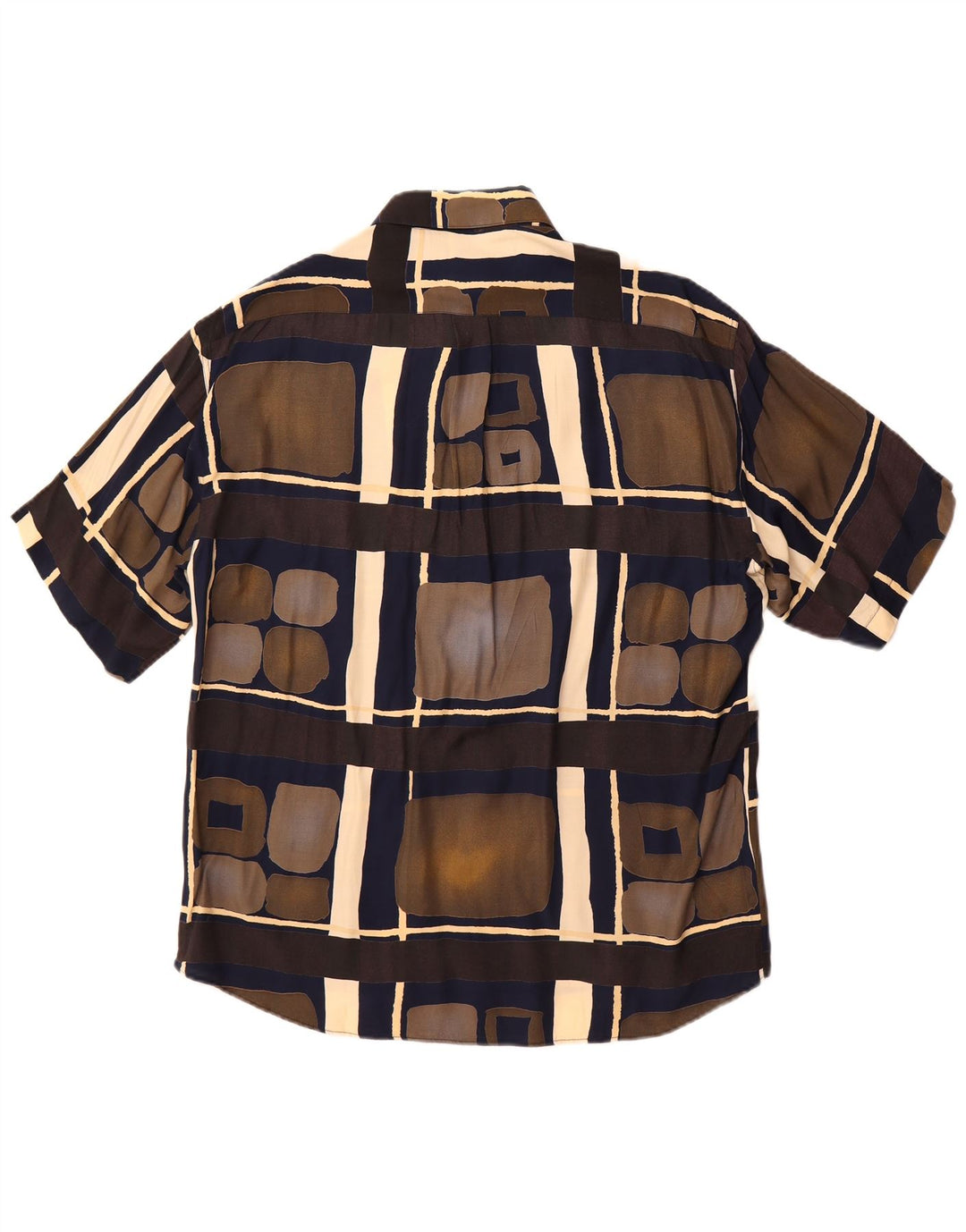 Ανδρικό κοντομάνικο πουκάμισο Tipo' S Μεσαίο πολύχρωμο γεωμετρικό βισκόζη