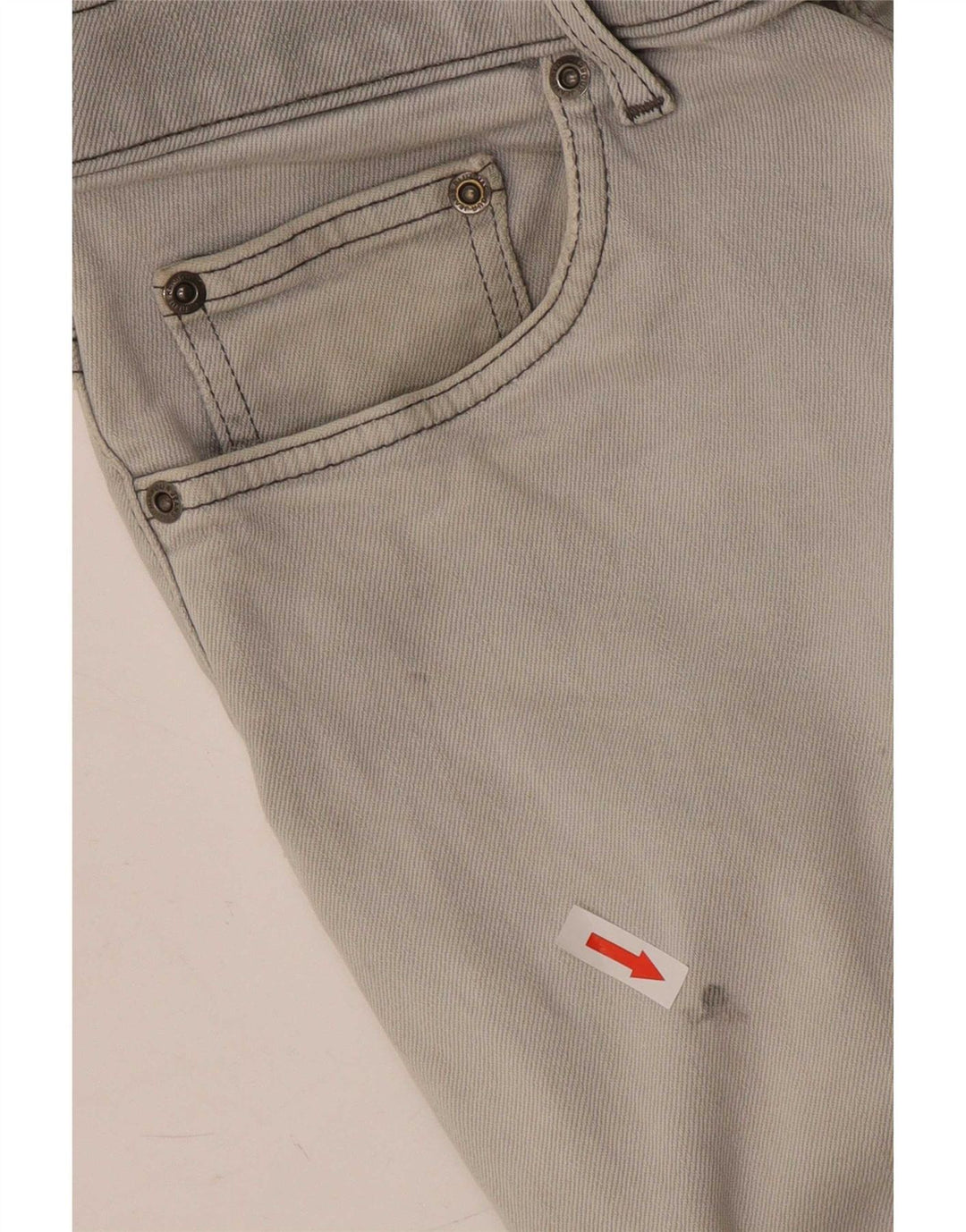 Marks & Spencer Ανδρικό Τζιν Μπλε Harbor Straight W34 L29 Γκρι βαμβακερό