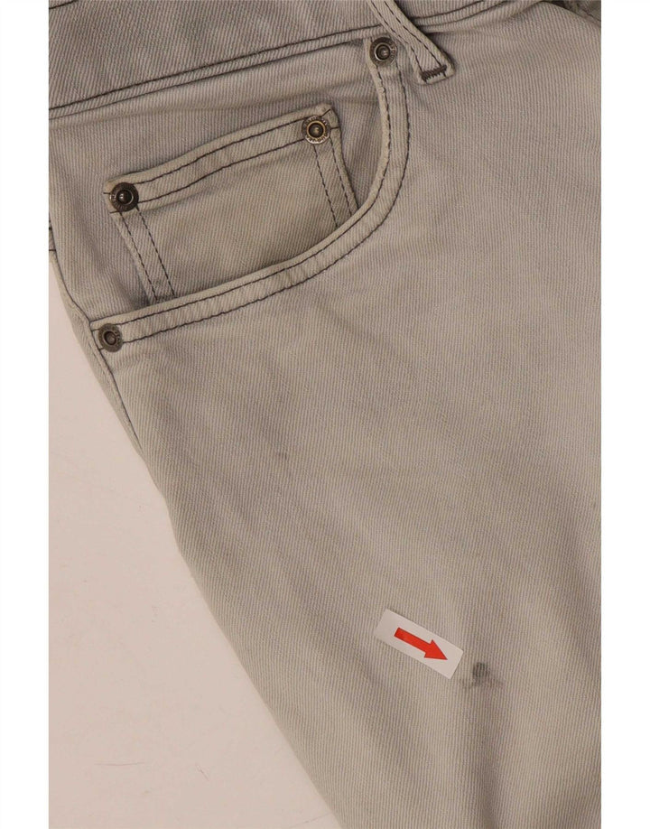 Marks & Spencer Ανδρικό Τζιν Μπλε Harbor Straight W34 L29 Γκρι βαμβακερό