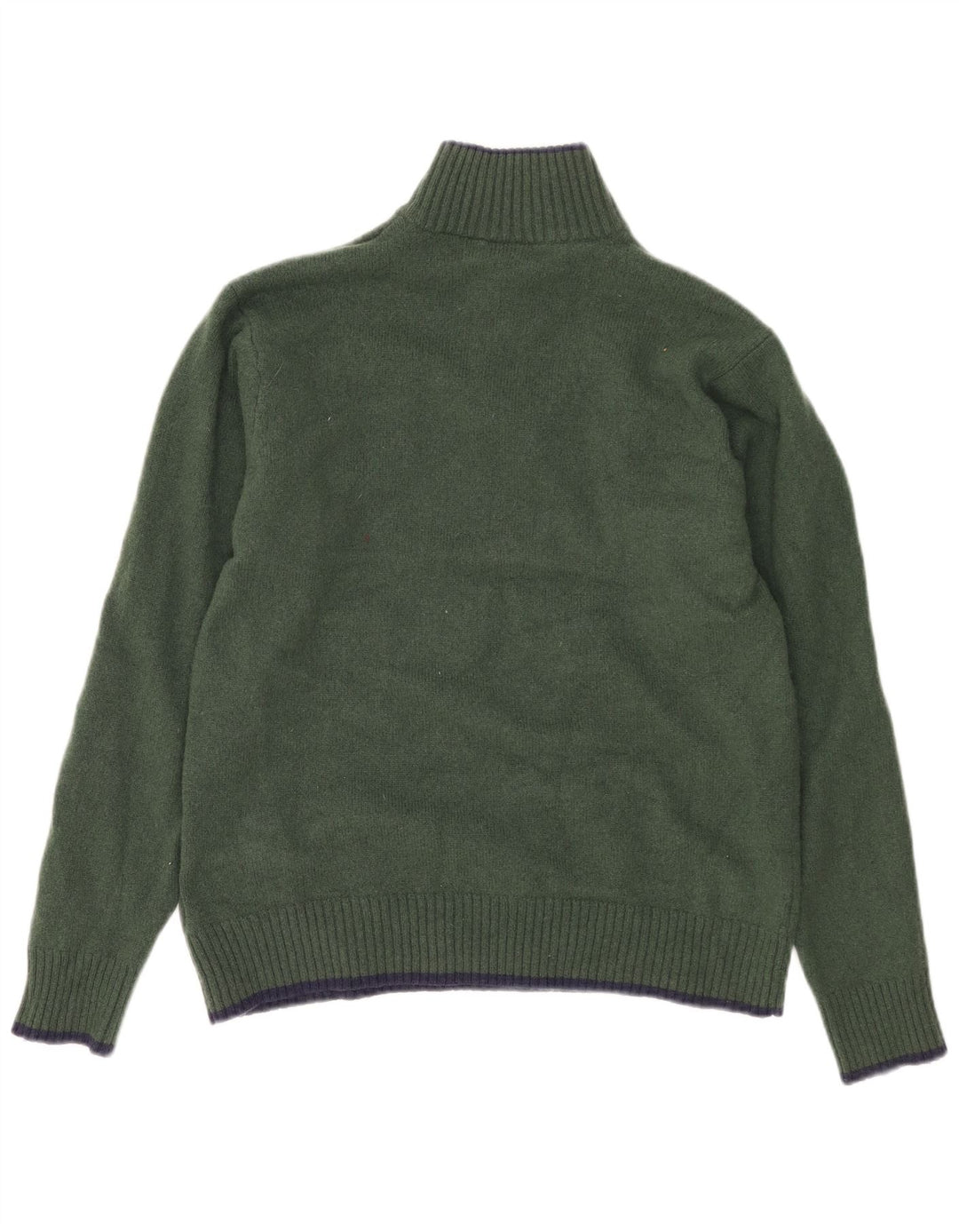 FILA γυναικείο πουλόβερ με φερμουάρ UK 18 XL Khaki Lambswool