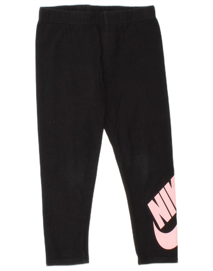 Nike Girls Graphic κολάν 4-5 ετών Small Black